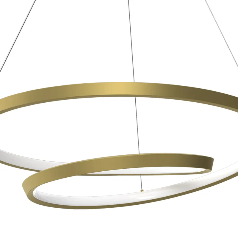 Suspensie Lucero Milagro Led, Auriu, ML7950, Polonia