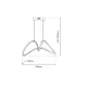 Suspensie Tesoro Milagro Led, Auriu, ML7953, Polonia
