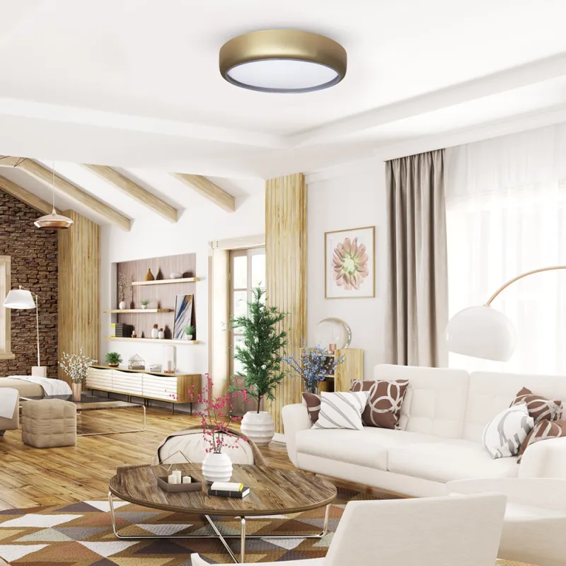 Plafoniera Gea Milagro Led, Auriu, ML8132, Polonia