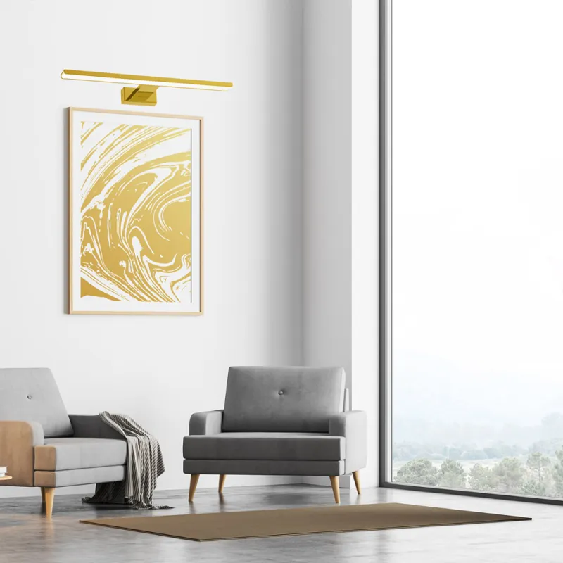 Lampa Backlight Pinto Milagro Led, Auriu, ML8238, Polonia