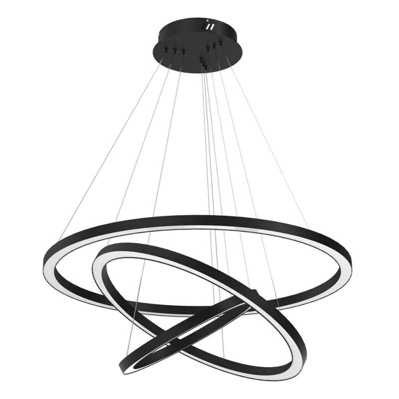 Suspensie Galaxia Milagro Led, Negru, ML8424, Polonia