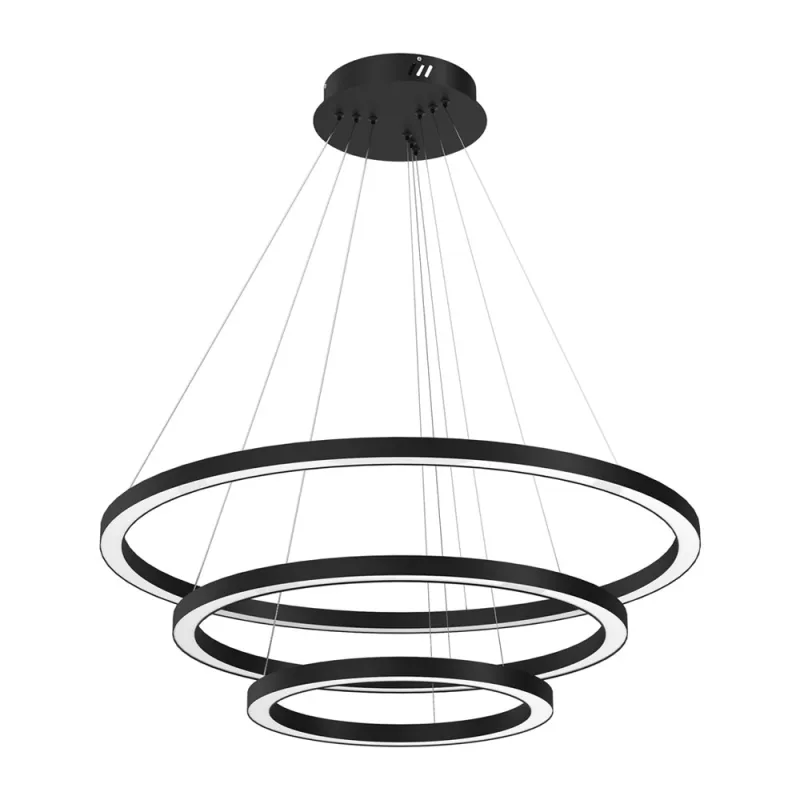 Suspensie Galaxia Milagro Led, Negru, ML8424, Polonia
