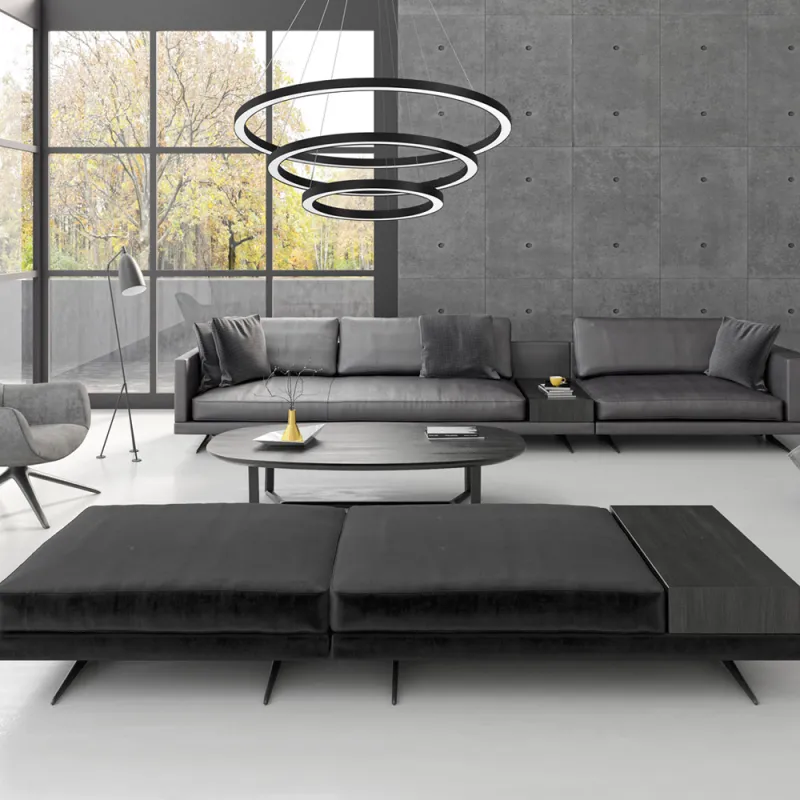 Suspensie Galaxia Milagro Led, Negru, ML8424, Polonia