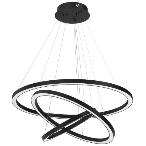 Suspensie Galaxia Milagro Led, Negru, ML8424, Polonia