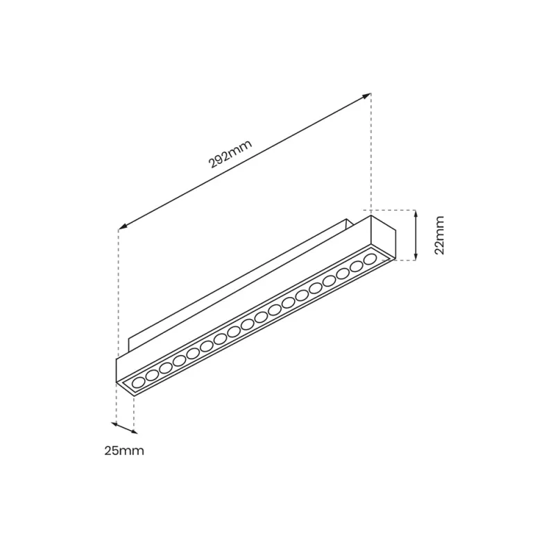 Corp Iluminat Pt Sina Magnetica Milagro Led, Negru, ML8680, Polonia