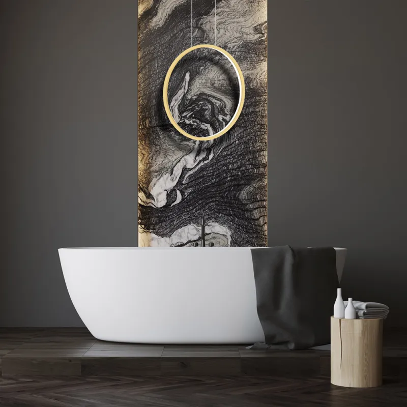 Suspensie Saturno Milagro Led, Auriu, ML8855, Polonia