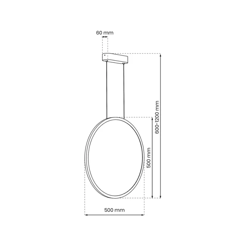 Suspensie Saturno Milagro Led, Auriu, ML8855, Polonia