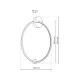 Aplica Saturno Milagro Led, Negru, ML8858, Polonia