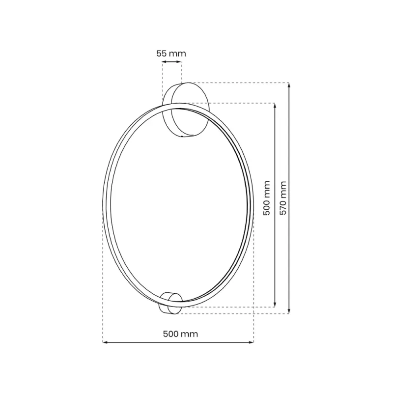 Aplica Saturno Milagro Led, Auriu, ML8859, Polonia