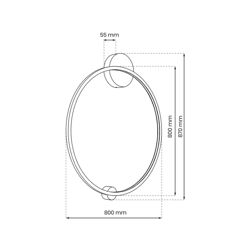 Aplica Saturno Milagro Led, Auriu, ML8861, Polonia