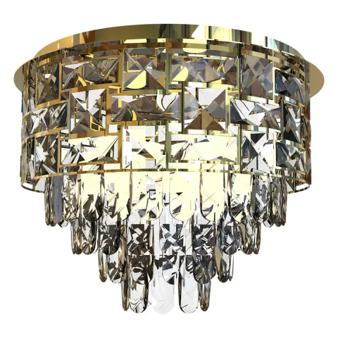 Plafoniera Luxuria ML8884 Milagro E14, Auriu, Polonia