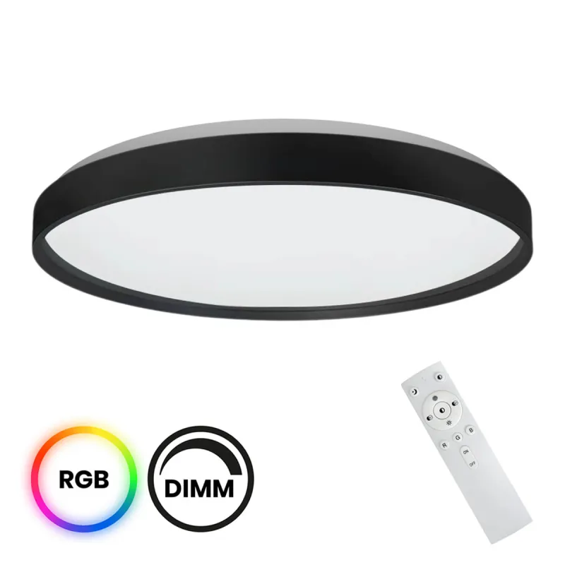 Plafoniera RGB Ringo ML9965 Milagro LED, Negru, Polonia