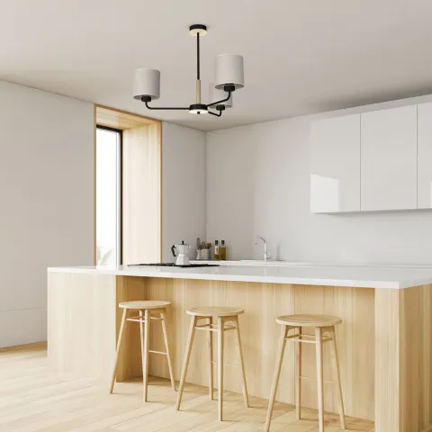 Candelabru Atlanta Milagro E27, Negru, MLP7451 Polonia