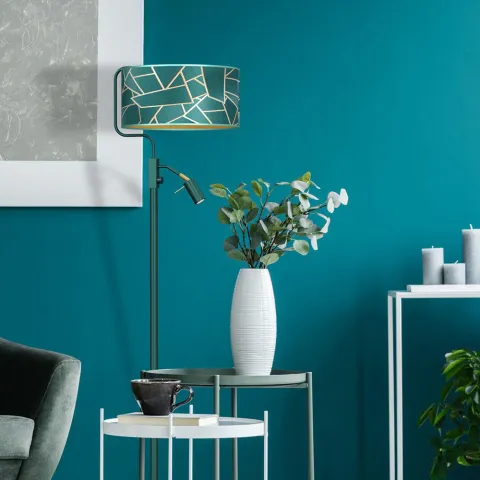 Lampadar Ziggy Milagro E27+Minigu10, Verde, MLP7582 Polonia