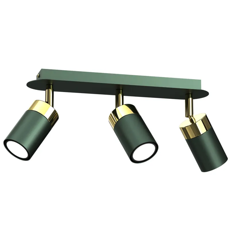 Lustra Plafon Joker Milagro Gu10, Verde, MLP7719 Polonia