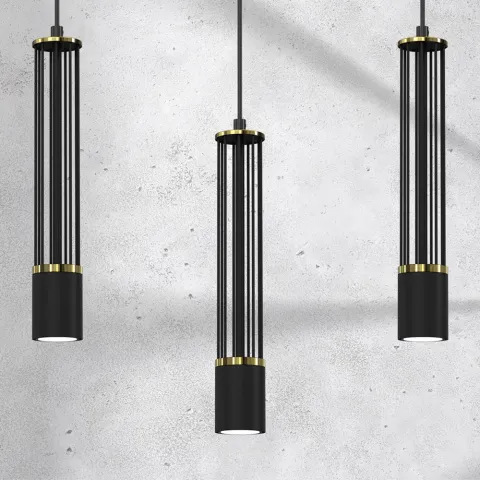 Suspensie Estilo Milagro Gu10, Negru, MLP8410, Polonia