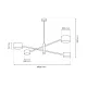 Suspensie Cross Milagro Gx53, Negru, MLP8419, Polonia