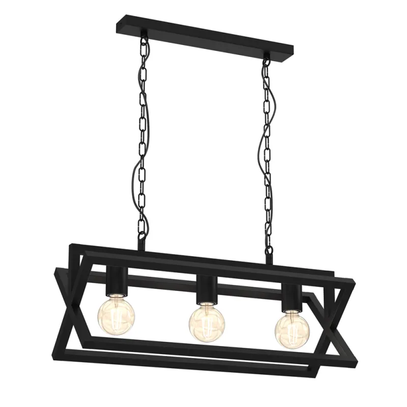Suspensie Arnold Milagro E27, Negru, MLP8563, Polonia