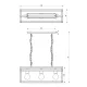 Suspensie Arnold Milagro E27, Negru, MLP8563, Polonia