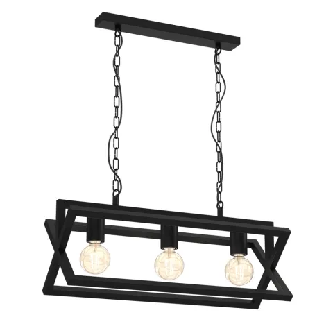Suspensie Arnold Milagro E27, Negru, MLP8563, Polonia