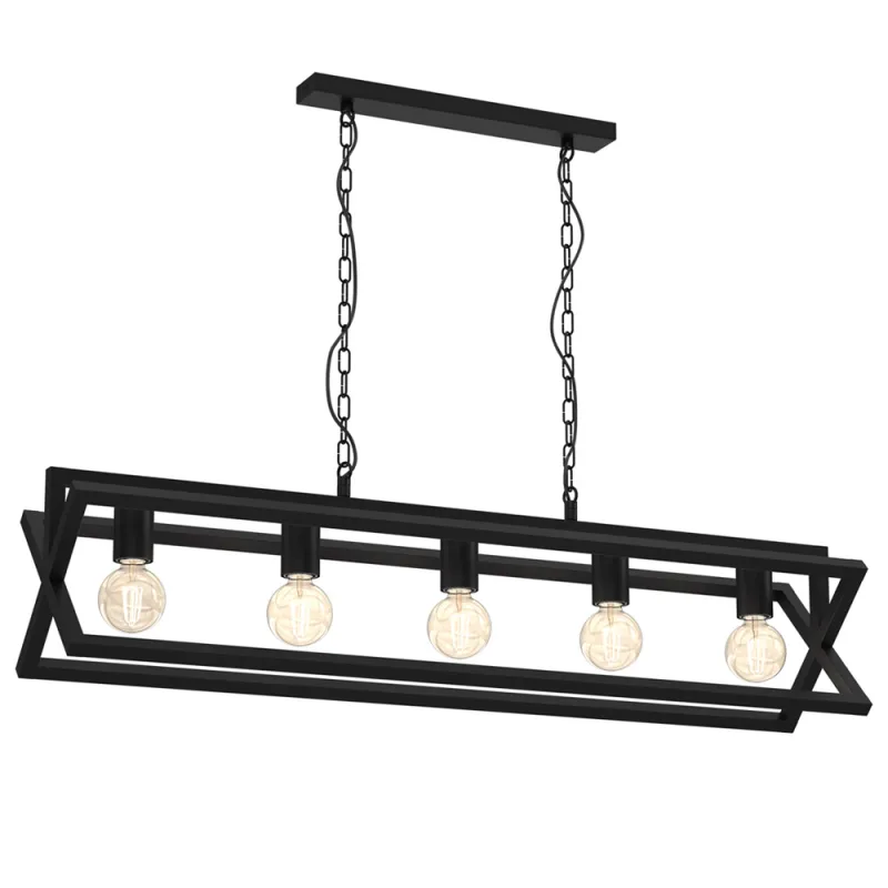 Suspensie Arnold Milagro E27, Negru, MLP8564, Polonia