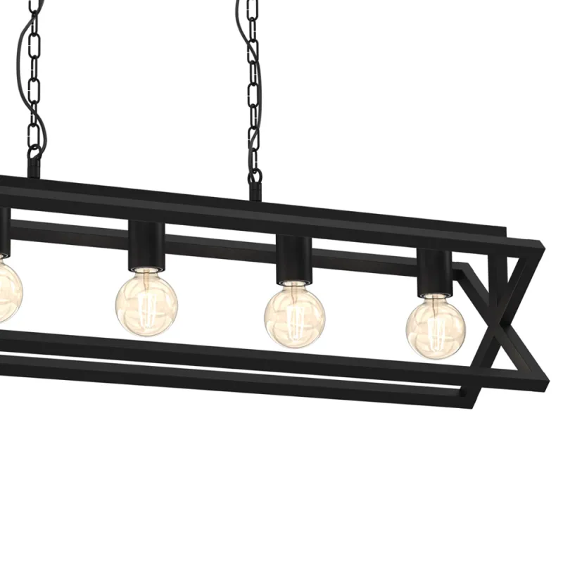 Suspensie Arnold Milagro E27, Negru, MLP8564, Polonia
