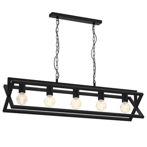 Suspensie Arnold Milagro E27, Negru, MLP8564, Polonia