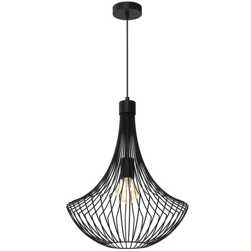 Pendul Cesta Milagro E27, Negru, MLP8670, Polonia