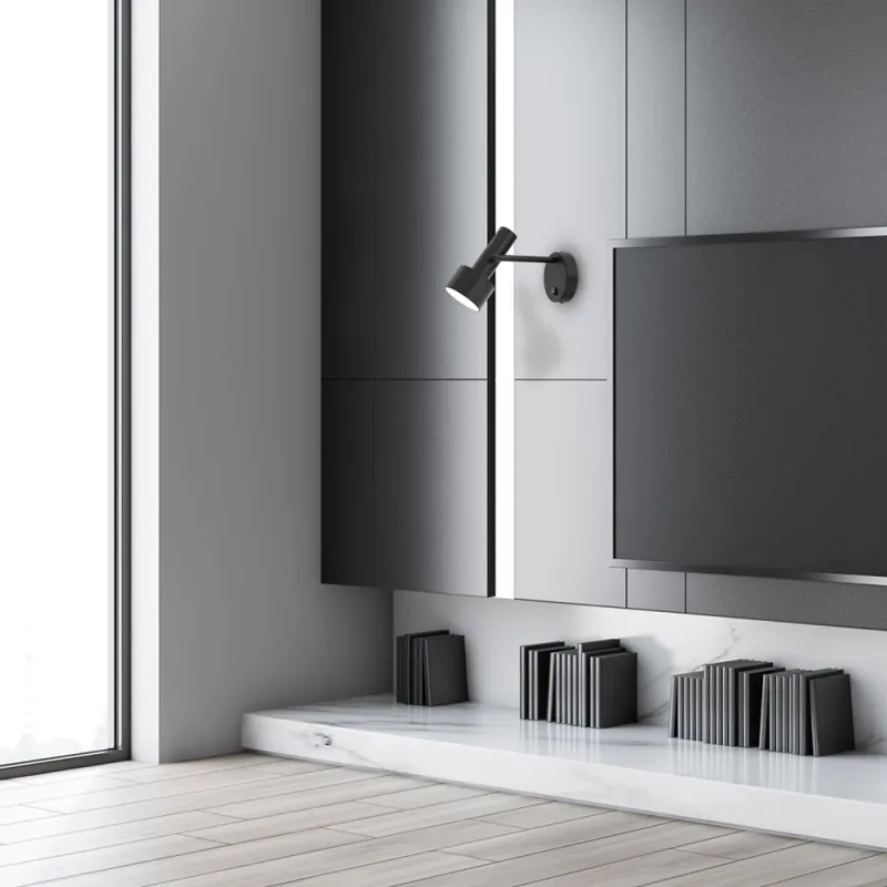 Aplica Linterna Milagro Gx53, Negru, MLP8674, Polonia