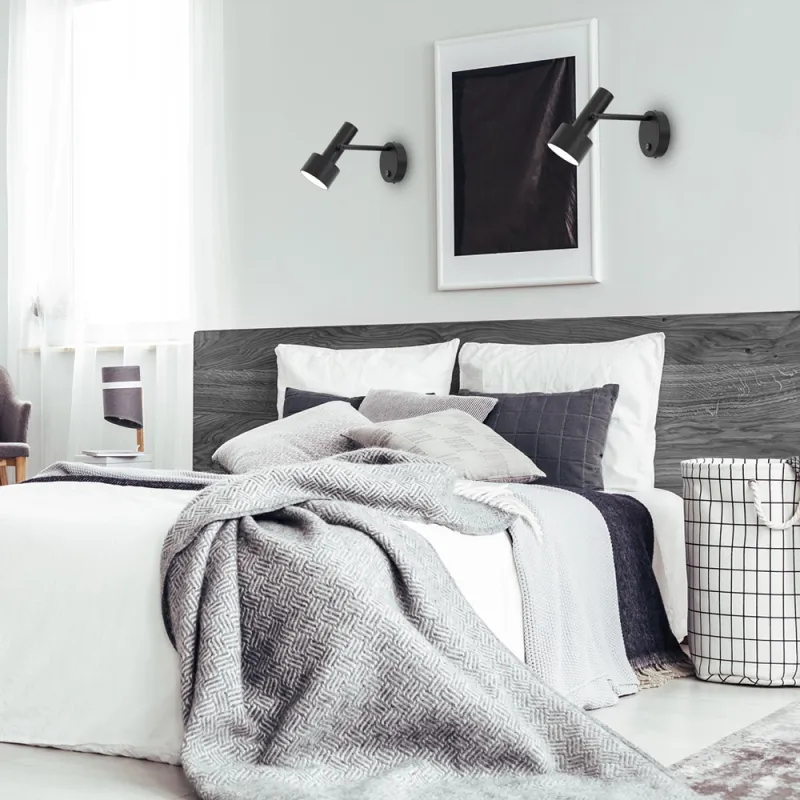 Aplica Linterna Milagro Gx53, Negru, MLP8674, Polonia