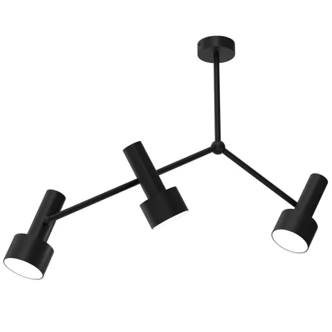 Lustra Spot Linterna Milagro Gx53, Negru, MLP8677, Polonia