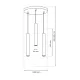 Suspensie Hudson Milagro Gu10, Negru, MLP8793, Polonia