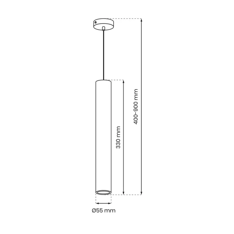 Pendul Hudson Milagro Gu10, Alb, MLP8798, Polonia