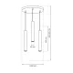 Suspensie Hudson MLP8800 Milagro GU10, Alb, Polonia