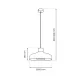 Pendul Linea Milagro Gx53, Negru, MLP8819, Polonia