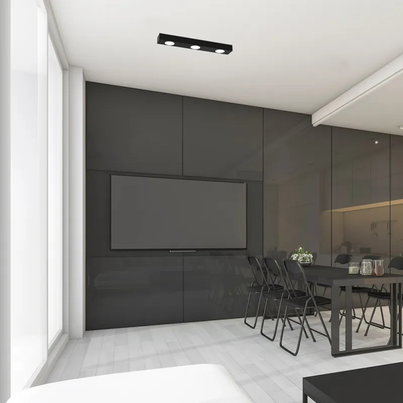 Plafoniera Alexander Milagro Gx53, Negru, MLP8831, Polonia