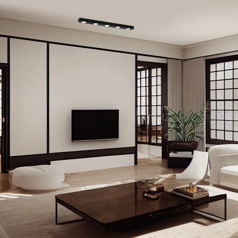 Plafoniera Alexander Milagro Gx53, Negru, MLP8833, Polonia