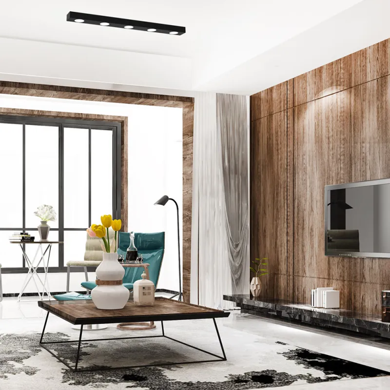 Plafoniera Alexander Milagro Gx53, Negru, MLP8833, Polonia