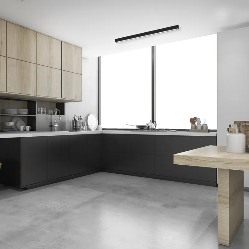 Plafoniera Lungo Milagro T8, Negru, MLP8910, Polonia