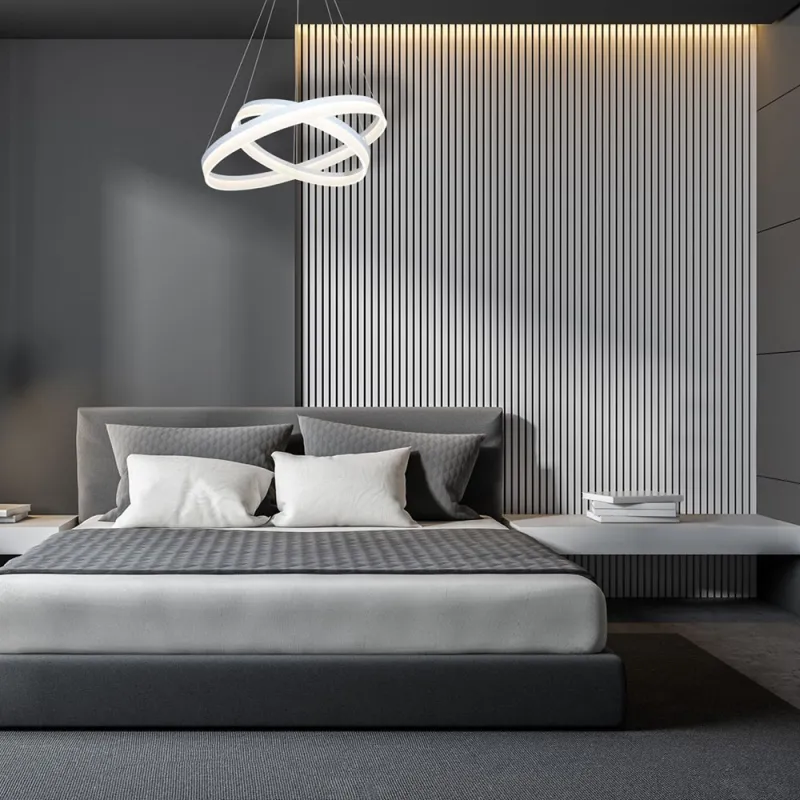 Suspensie RING Milagro Modern, LED, Alb, ML065, Polonia
