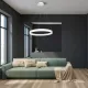 Suspensie RING Milagro Modern, LED, Alb, ML066, Polonia