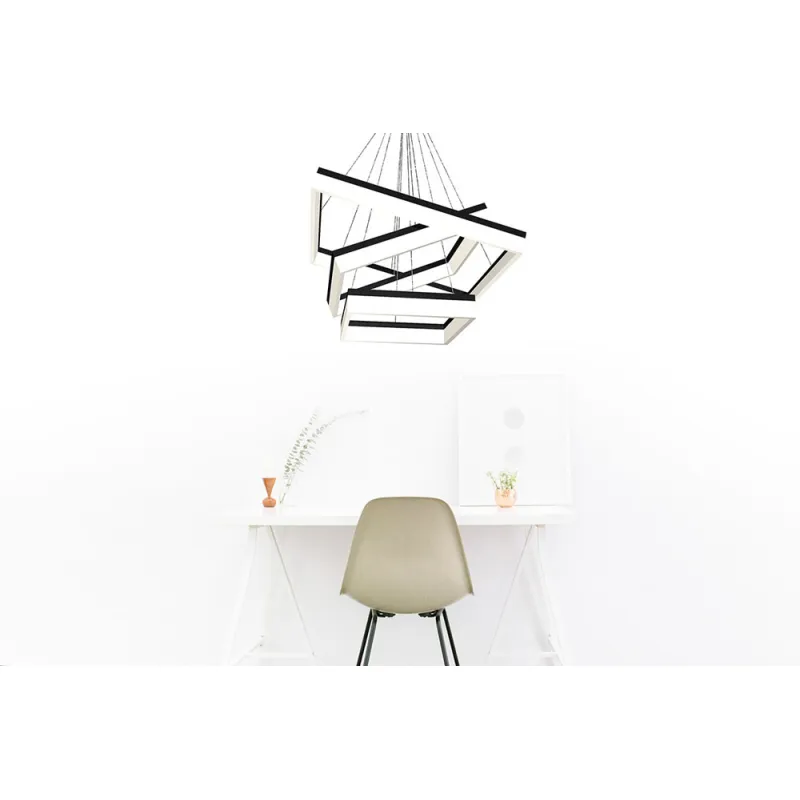 Suspensie NERO Milagro Modern, LED, Negru, ML083, Polonia