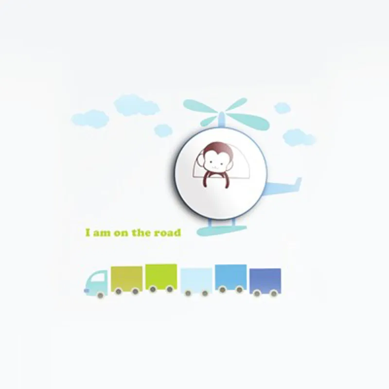 Camera Copilului HELICOPTER Milagro Modern, LED, Multicolor, ML144, Polonia