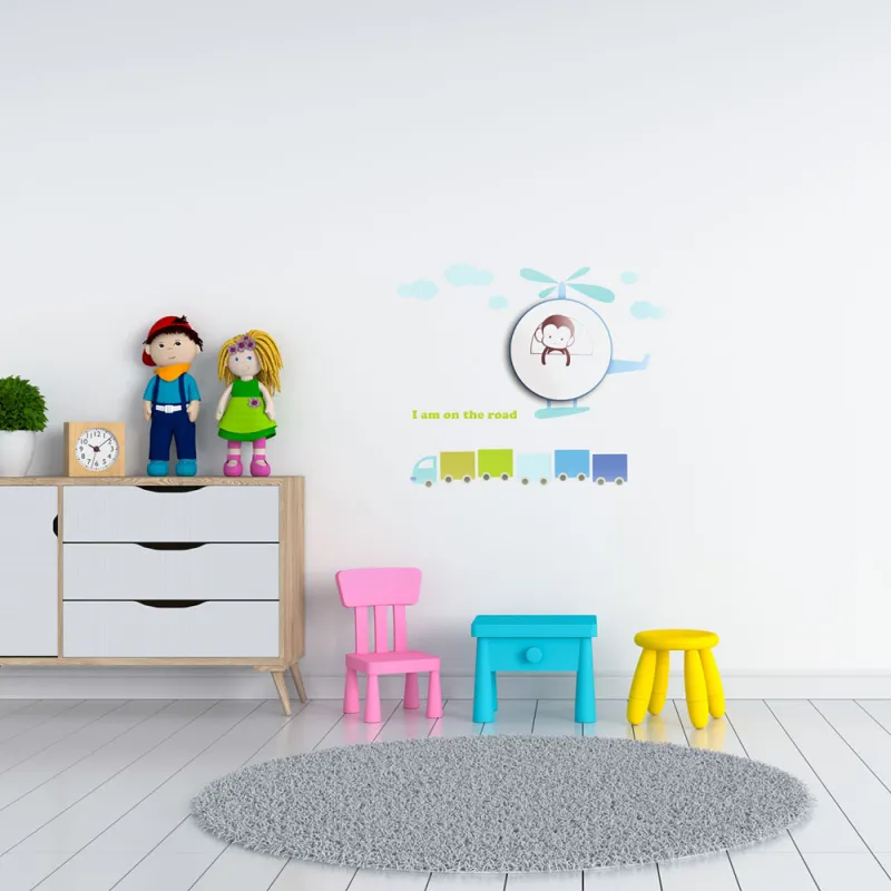 Camera Copilului HELICOPTER Milagro Modern, LED, Multicolor, ML144, Polonia