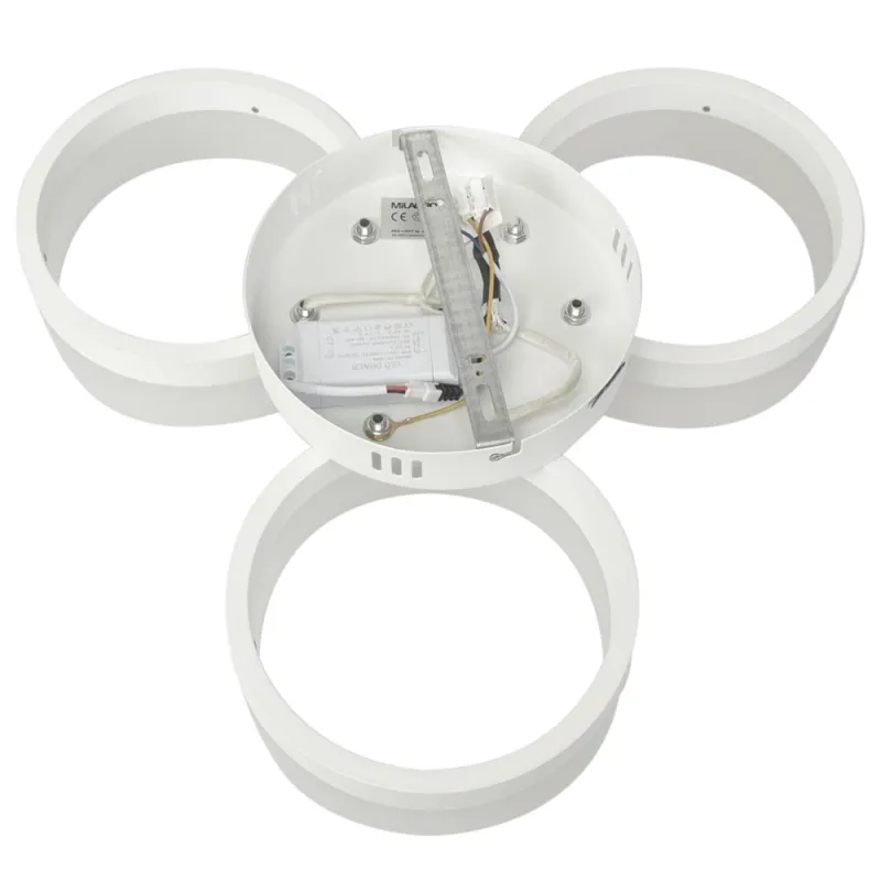 Lustra Plafon RING Milagro Modern, LED, Alb, ML166, Polonia