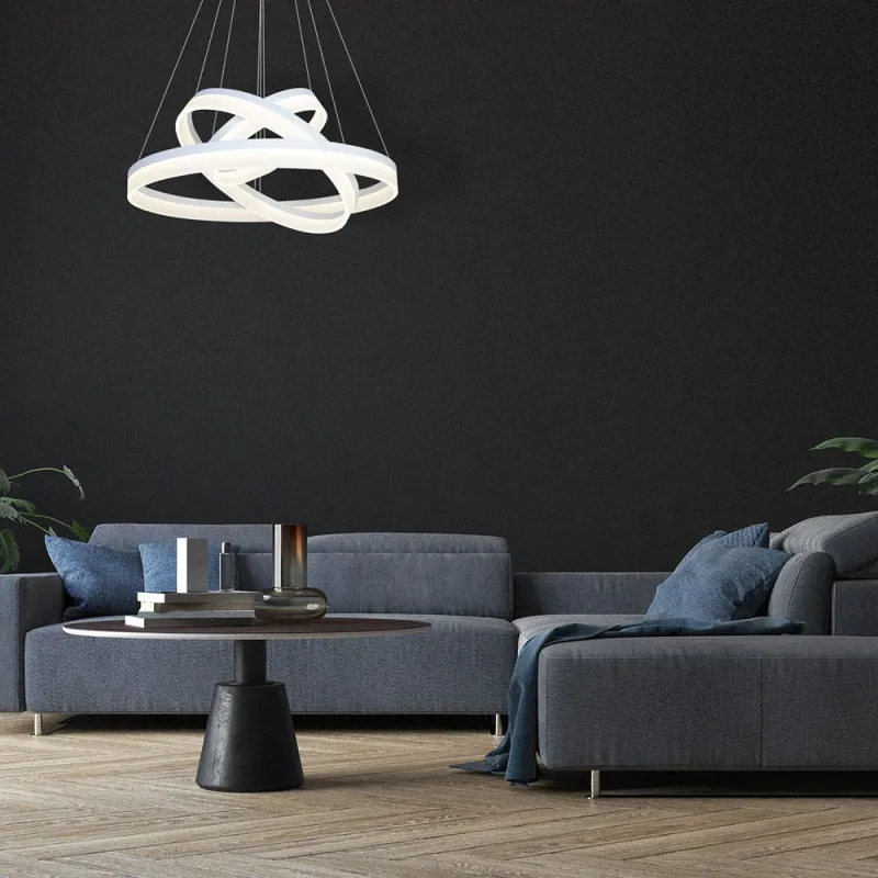 Suspensie RING Milagro Modern, LED, Alb, ML4080, Polonia