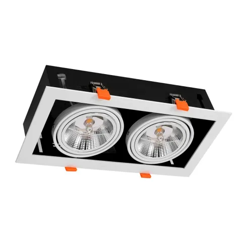 Downlight Patrat PLAZA Milagro Modern, GU10, Negru, ML4741, Polonia