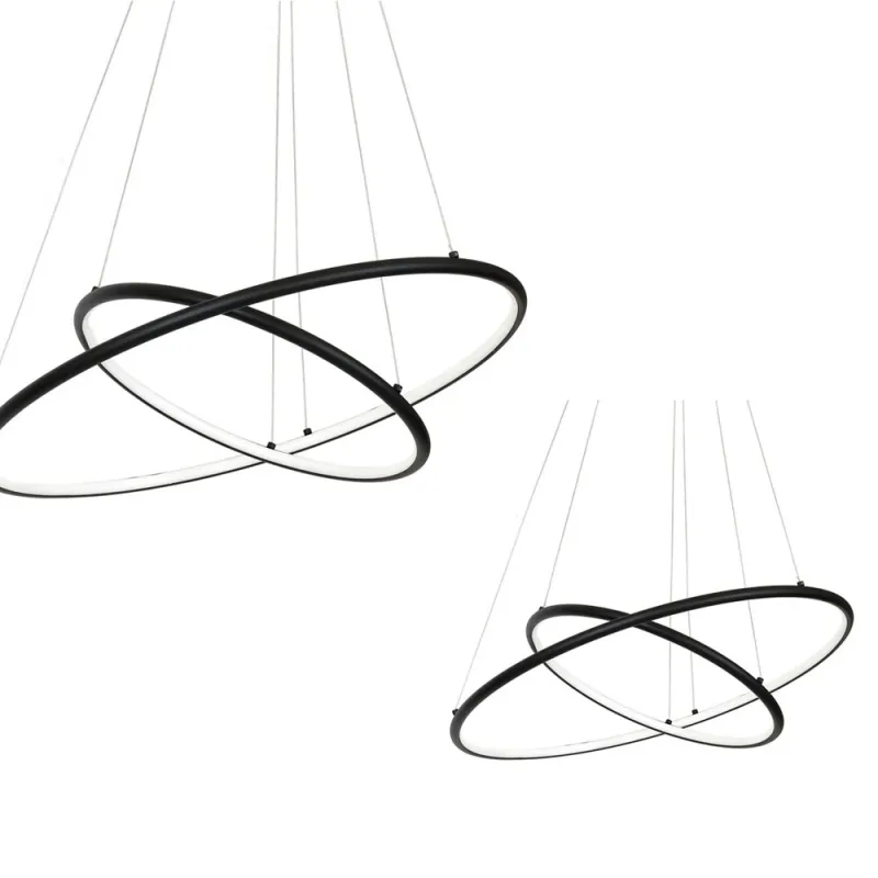 Suspensie ORION BLACK Milagro Modern, LED, Negru, ML508, Polonia
