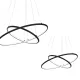 Suspensie ORION BLACK Milagro Modern, LED, Negru, ML508, Polonia