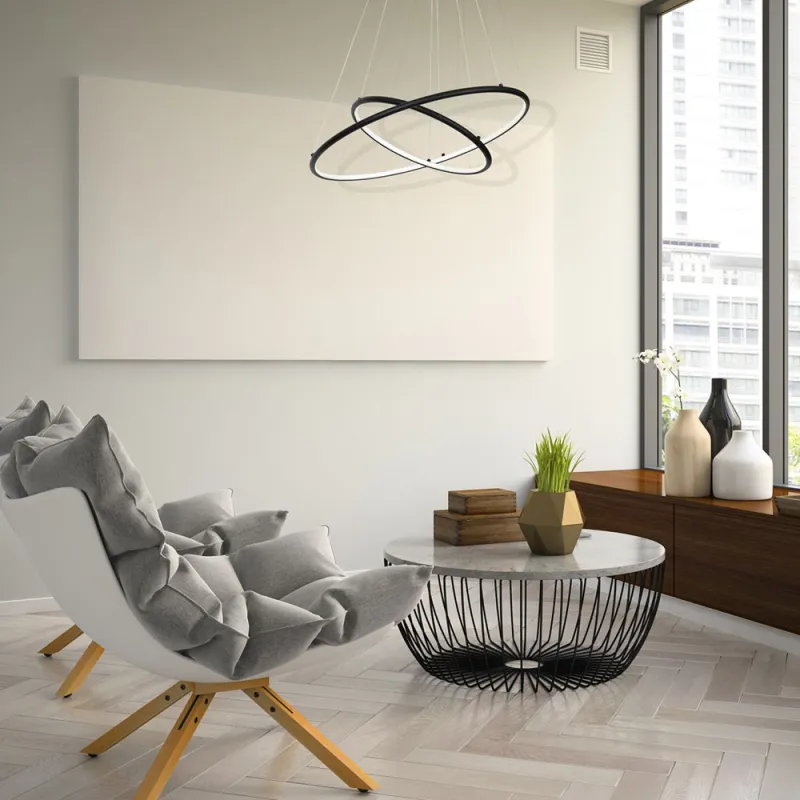 Suspensie ORION BLACK Milagro Modern, LED, Negru, ML508, Polonia